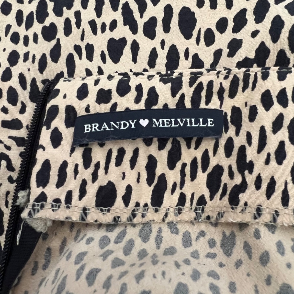 Brandy Melville Leopard Print Phoebe Midi Skirt - Picture 7 of 8